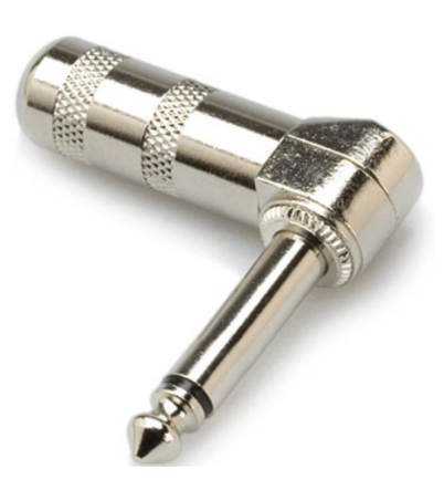 Hosa PRG-370 Connector - Right Angle 1/4" TS